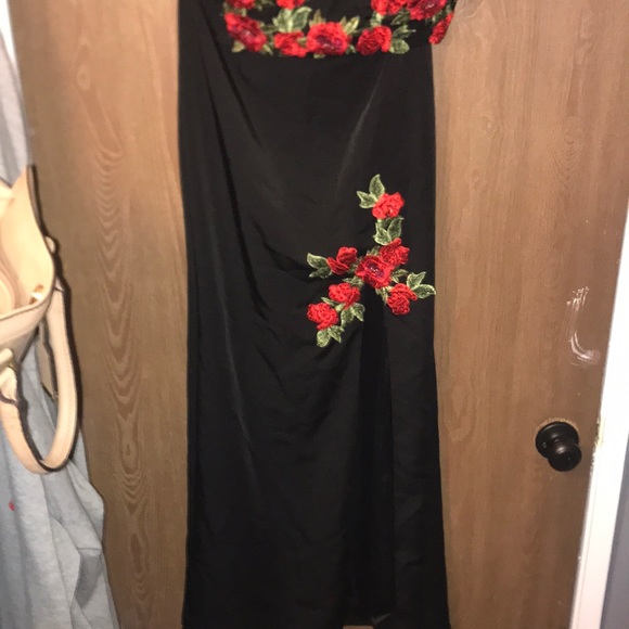 Rose two piece prom dress - Picture 6 of 7